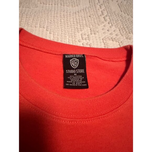 Warner Bros Studio Store Looney Tunes Red T-Shirt M - Picture 3 of 5